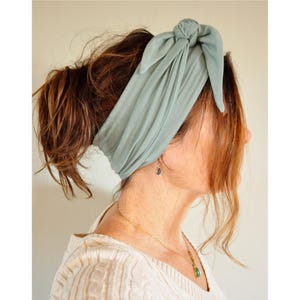Extra Long, Super Soft, Stretchy Headscarves * Soft Jersey Self Tie Hair Scarf * Gentle Stretch Headband