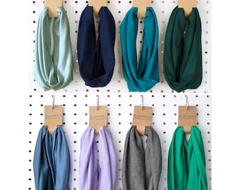 Wide Jersey Knit Headband: Soft Stretchy Hairband, 18 Colours