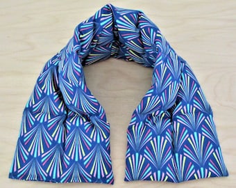 Microwave Heating Pad + Heated Neck Pillow + Neck Shoulder Hot/Cold Pack + Headache Relief + Aromatherapy Neck Wrap + Extra Long 30"