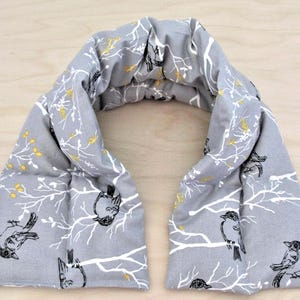 Heated Neck Wrap + Extra Long 30" Microwave Heating Pad + Neck Shoulder Hot/Cold Pack + Hot Cold Pack Neck Pain + Headaches + Migraines