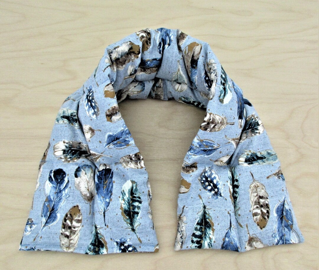 Heated Neck Wrap Microwave Heating Pad Headaches Long Heat Etsy