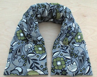 Heated Neck Wrap + Gift for Mom + Relaxation Gift + Birthday Gift + Cancer Care Gift + Gift for Wife + Pregnancy Gift + Extra Long 30"