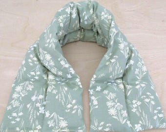Gift for Mom + Heated Neck Wrap Extra Long 30" + Relaxation Gift + Mom Birthday Gift + Mother's Day Gift + Great for Migraines and Headaches