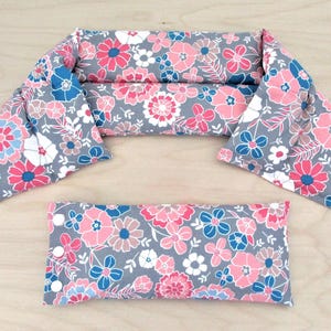 EXTRA LONG 30" Heat pack gift set + Microwave heating pads + Neck wrap and Eye pillow + Gift pack new mom + Get well gift set + Hot or Cold