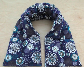Heated Neck Wrap + Gift for Mom + Relaxation Gift + Birthday Gift + Cancer Care Gift + Gift for Wife + Extra Long 30"