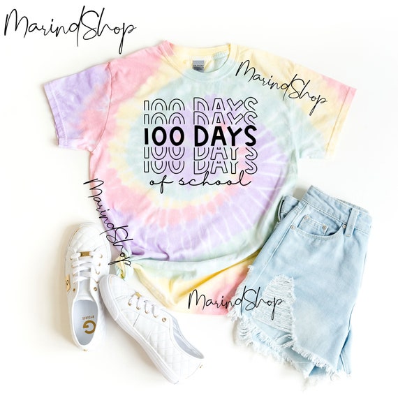 Teacher Rainbow Tie Dye Shirt Funny 
