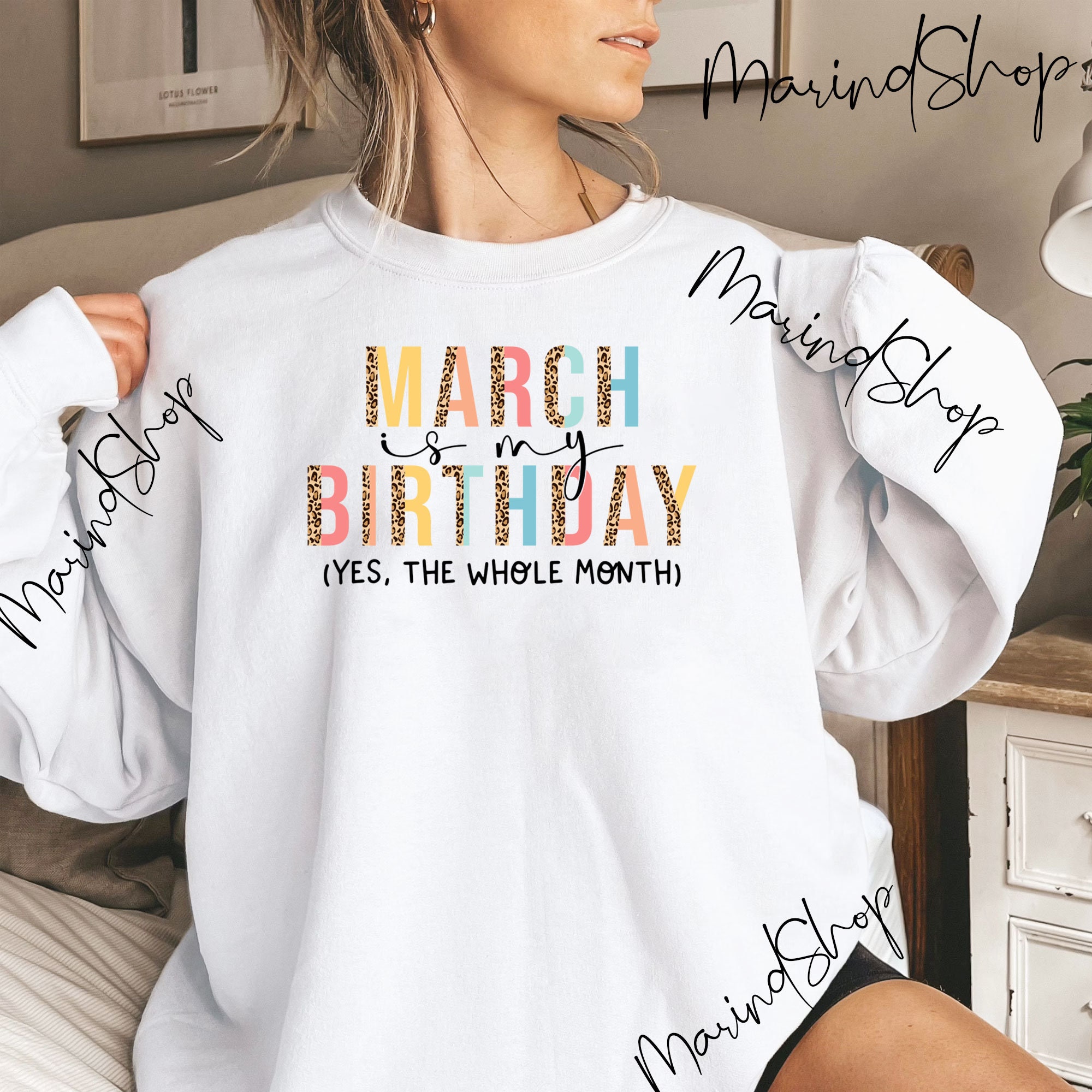 Shirt March Birthday | Etsy