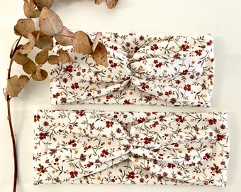 Hairband, headband, wide bandeau, mother-daughter match, matching look, turban headband, mini