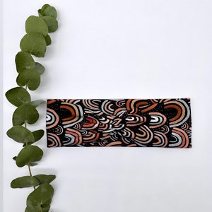 Rainbow hairband in black/vintage