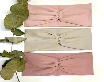 Hairband, wide headband, headband stretch, bandana, sports hairband, twist hairband for baby, girls, women