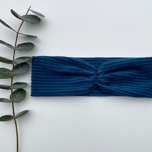 CORD hairband, headband, headband, bandeau, wide knot hairband, turban hairband for women, girls and babies in a twist