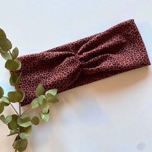 Hairband, headband, headband, bandeau, wide knotted hairband, turban hairband for women, girls and babies in a twist