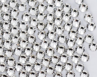 US Seller ; Crystal /Crystal bulk/ flatback rhinestone crystals /Glass Rhinestone/Best quality Rhinestone/ Nail Art/Machine Cut