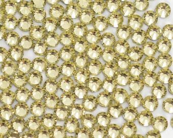 US Seller ; Jonquil Rhinestone /Flat Back Rhinestones /Crystal bulk/ flatback rhinestone crystals /Glass Rhinestone/Best quality/Machine Cut