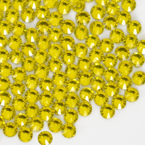 Flawless Fuchsia Rhinestones - Flat back, non-hot fix quality rhinestones in various sizes
