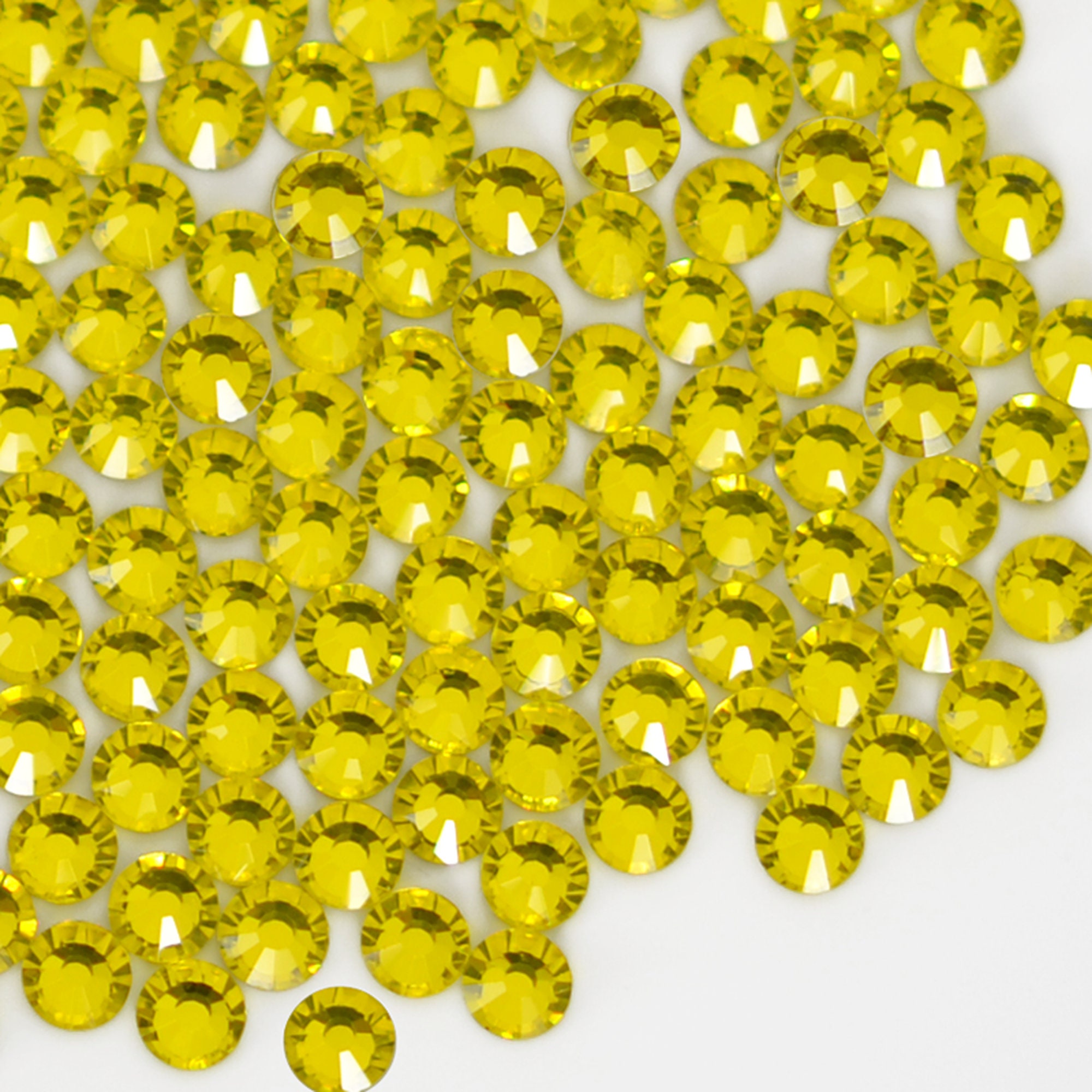 Wholesale Glass Rhinestones - Citrine