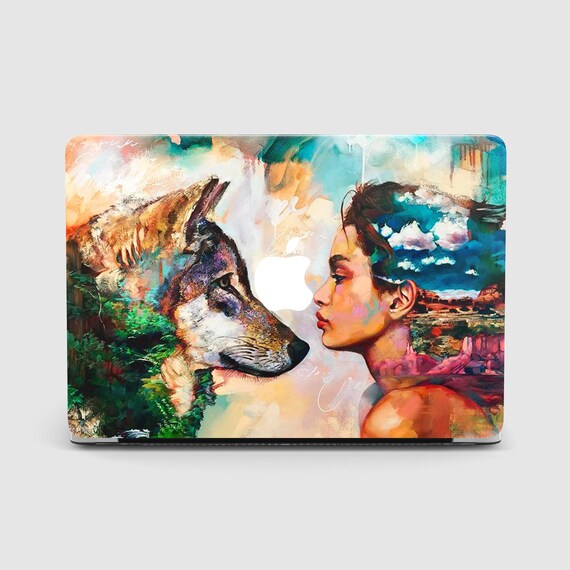 wolf macbook case