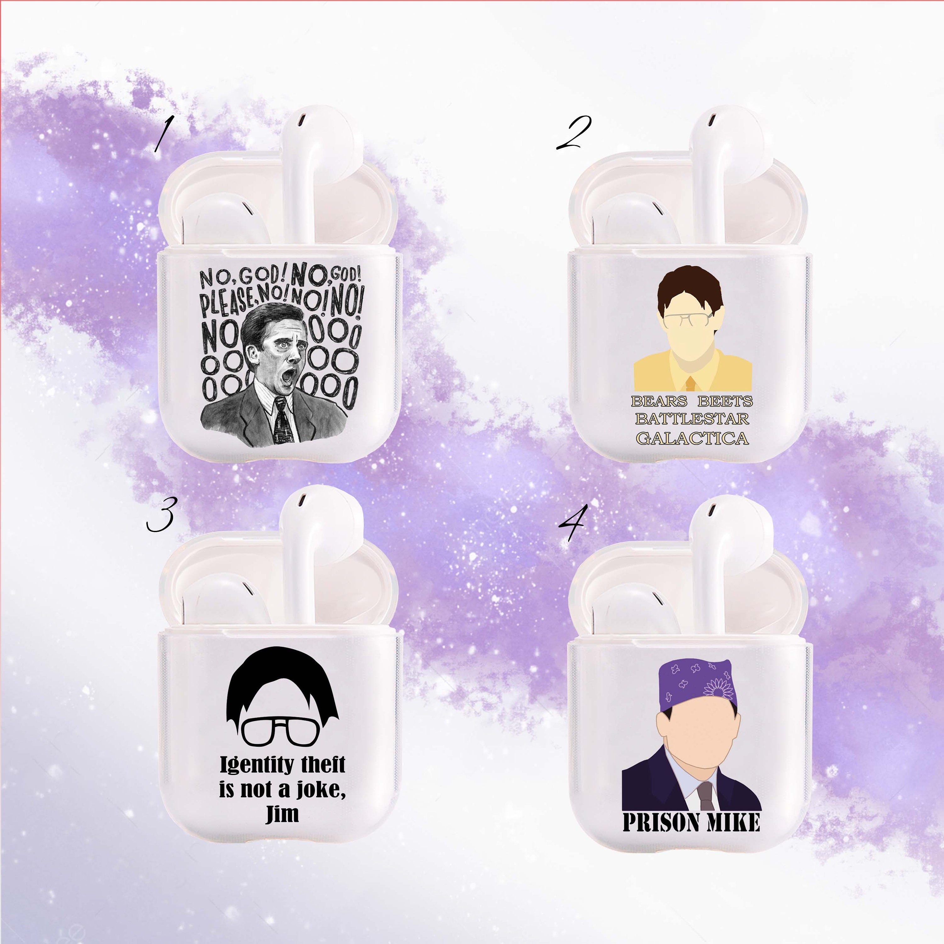 The Office AirPod Case Dwight