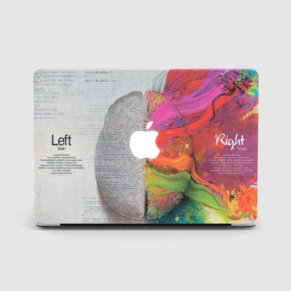 Macbook Case Left Right Brain Macbook Air 13 Mac Air 11 Mac | Etsy