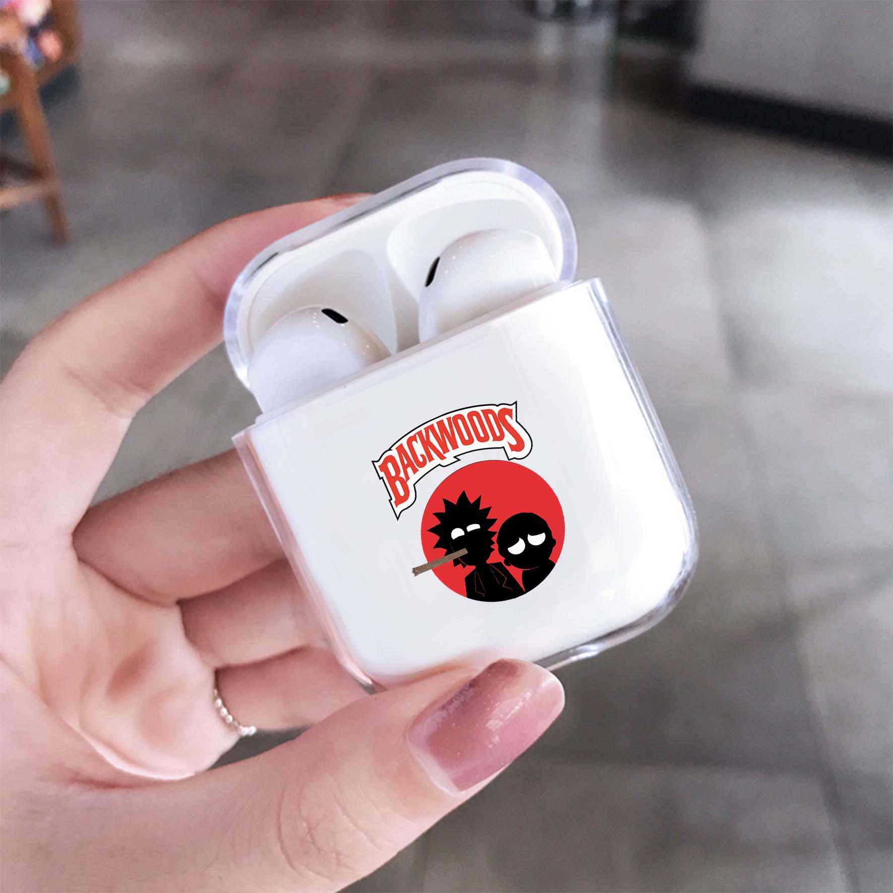 Funny Anime Professor Airpods Case: Clear Plastic/silicone
