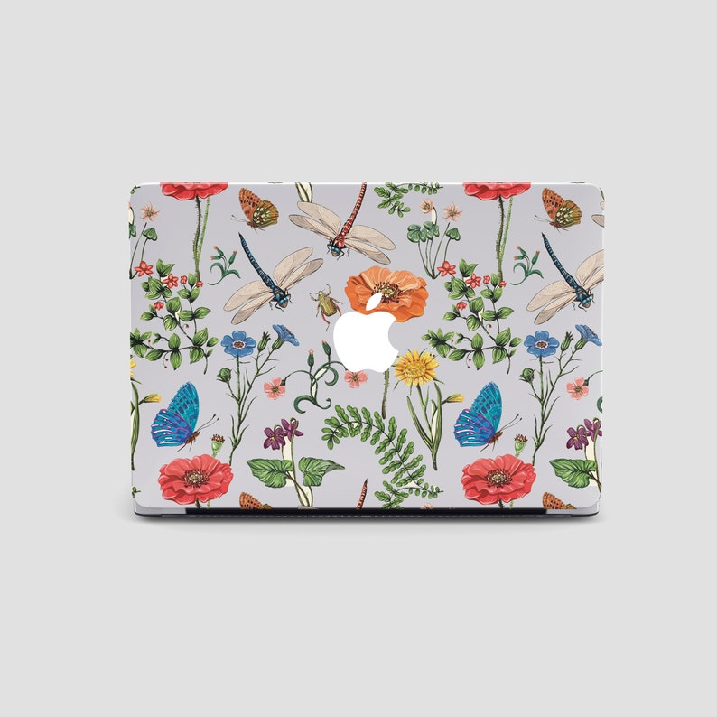 Macbook Case Wildflowers Macbook Pro 16 Mac Air 11 Macbook Air Etsy