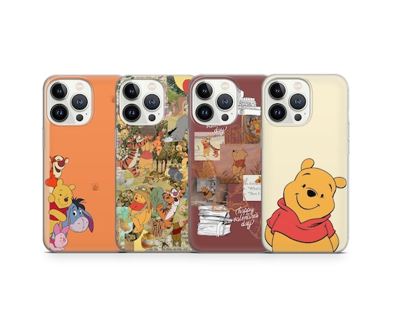 Winnie the Pooh Phone Case, Cute Bear Cover for iPhone 16