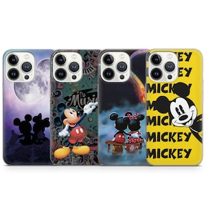 Custodia per telefono Mickey, custodia per mouse per iPhone 16 Pro Max 15, 14, 13, 12, 11, Xr, X, 8, 7 6 Plus SE, Samsung S25, S24 Ultra, S23, Note 20 Pixel 9