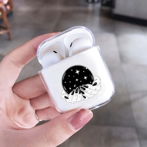 Airpods-Hülle Witch Crystal Airpods 4, 3 Gen Airpods Pro 2 Hülle Mystical Glass Clear Airpods-Hülle Kopfhörerhülle Airpods-Halter Airpods-Beutel