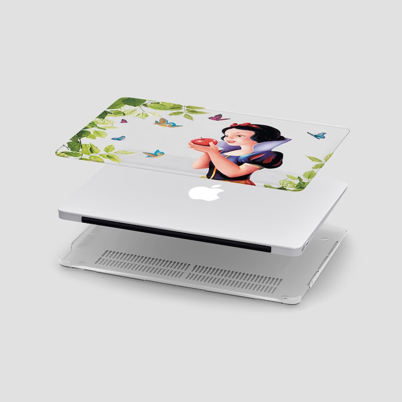 Macbook case Snow White Macbook Pro 16 Fairy Tale Princess Macbook Air 13 Air 11 Macbook Retina 13 Macbook Pro 15 Mac Pro 13 2019 clear case