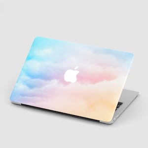 Watercolor Sunrise Clouds Macbook Case: Hard Plastic, Protective Cover