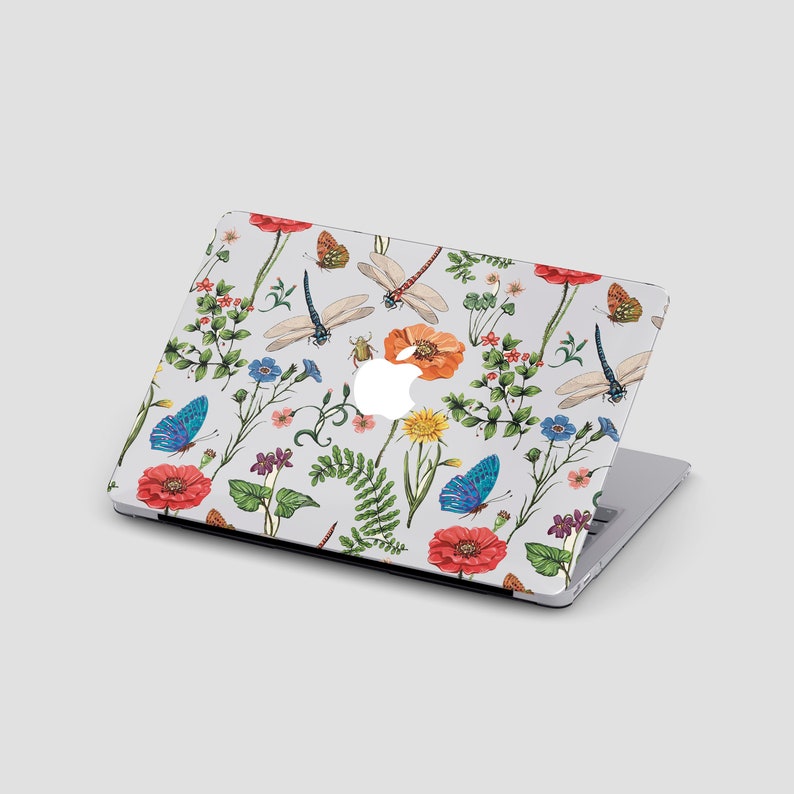 Macbook Case Wildflowers Macbook Pro 16 Mac Air 11 Macbook Air Etsy