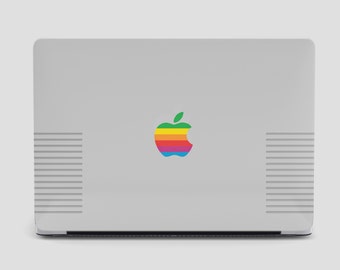 Silber Retro Vintage Macbook Hülle Rainbow Apple Macbook Pro 13 M2 Macbook Air 13 2022 Macbook Pro 15 Pro 16 Pro 14 M1 Macbook Retina 13 15