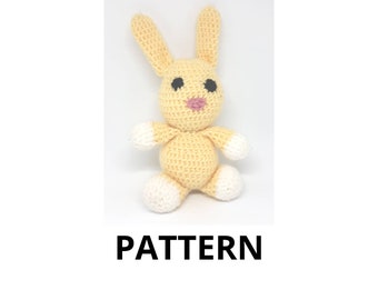 PATTERN-Blossom Bunny, digital pattern, crochet pattern, Easter gift, crochet gift, crochet bunny, crochet rabbit, bunny rabbit, crochet DIY