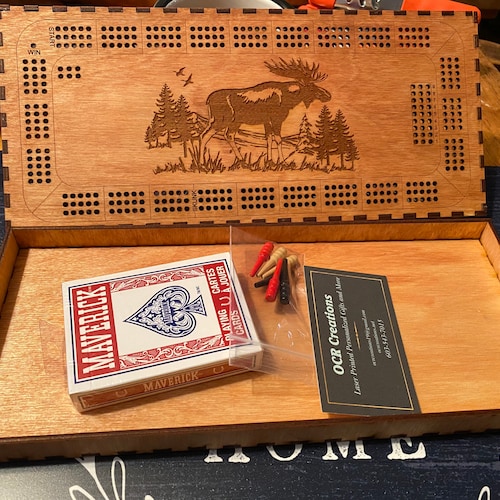 Personalized Cribbage Boards With Storage Etsy