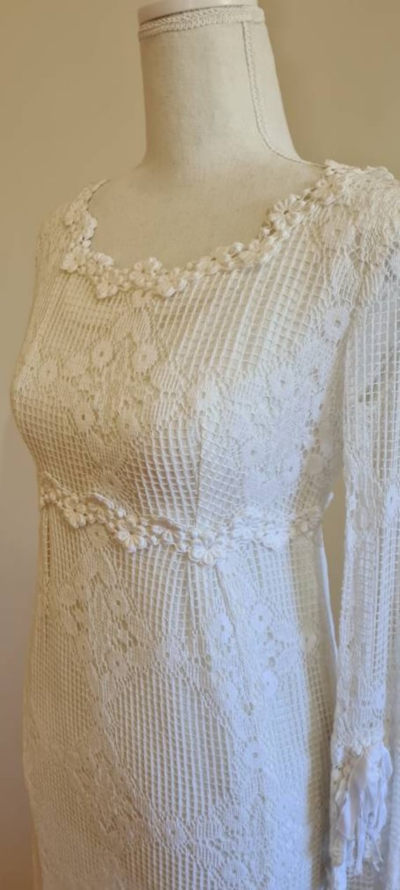 1960s vintage wedding gown wedding dress 'Delilah'