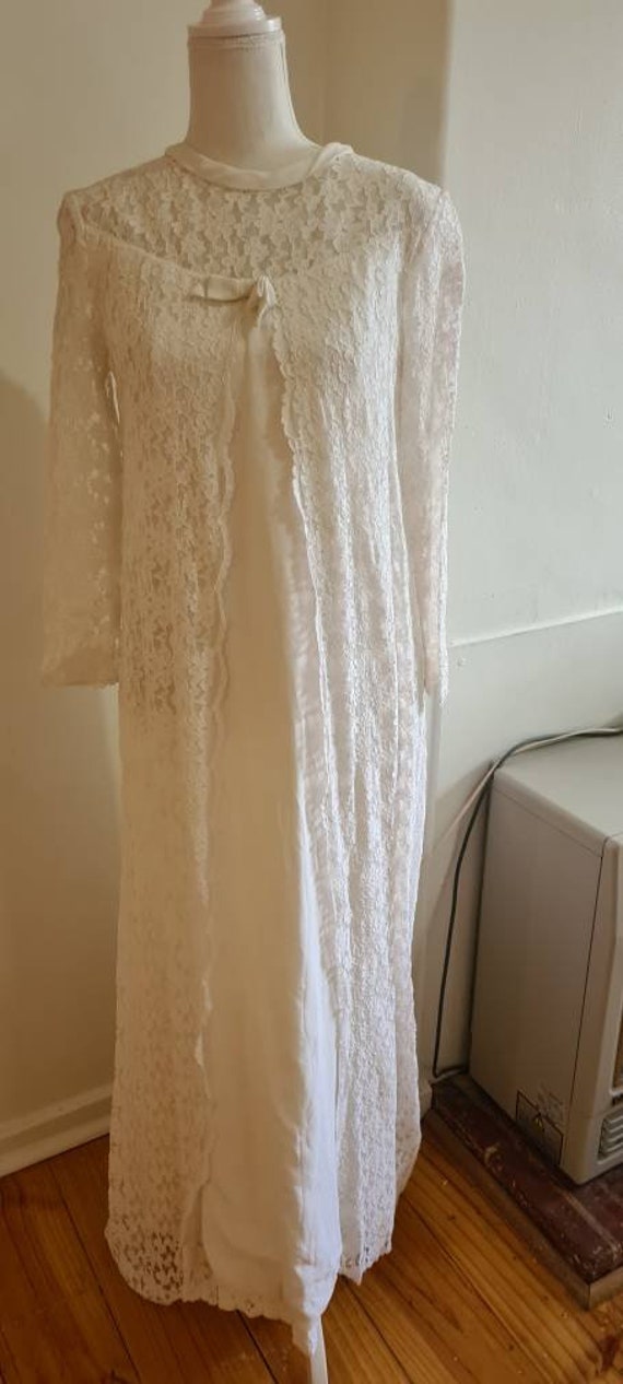 1960s vintage wedding dress wedding gown 'Polly'