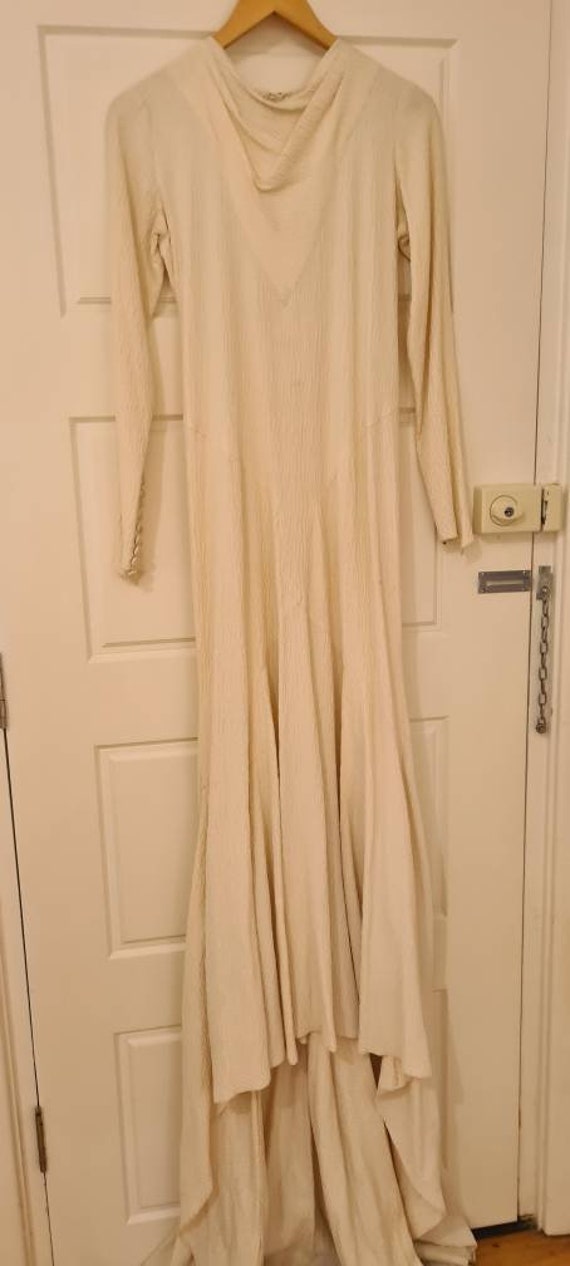 Vintage 1930s unique wedding dress wedding gown 'F