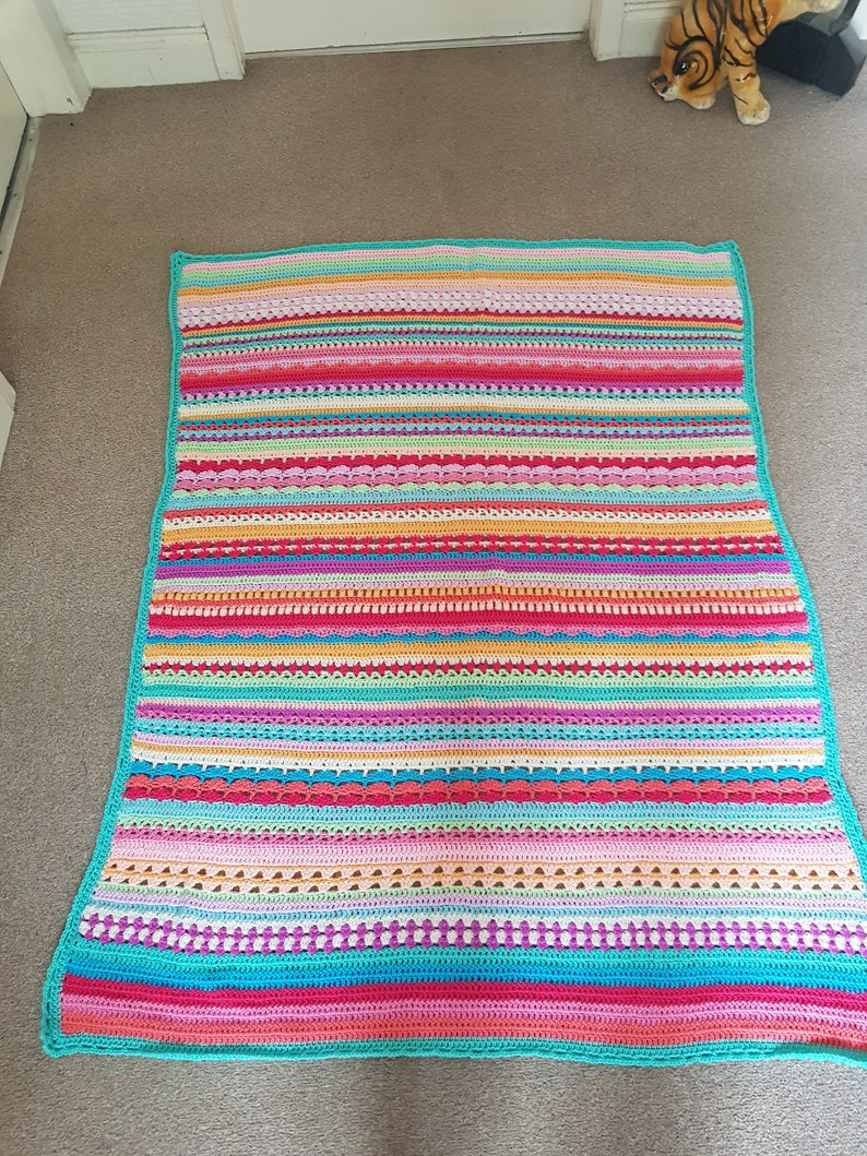 Spice of Life Crochet Blanket Etsy
