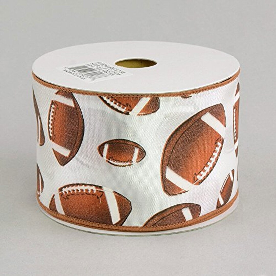 Football Ribbon Sports Ribbon Fall Ribbon Etsy