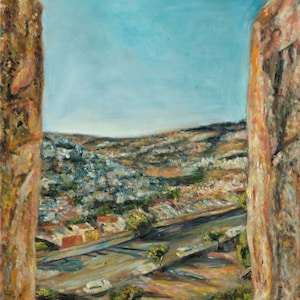 Home Decor-  Wall Art Painting- Judaica Gift - Giclée Print on Canvas