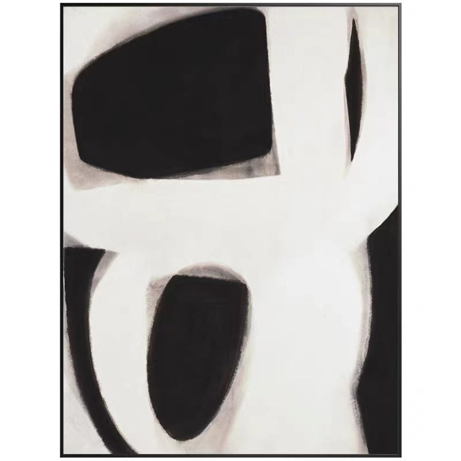 Large Black And White Wall Art Abstract White Black Texture Painting large-black-and-white-wall-art-abstract-white-black-texture-painting