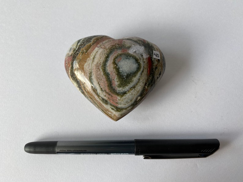 Ocean Jasper Heart