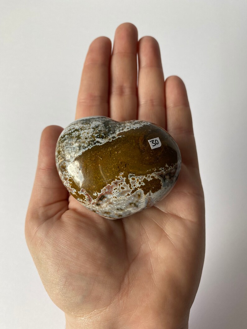 Ocean Jasper Heart