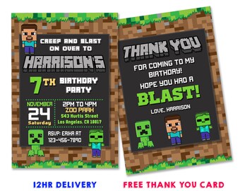 Cartes De Voeux Papeterie Herobrine Diamond Personnalise De Carte D Anniversaire Minecraft Personnalise Gamer o Com Ph Cartes De Voeux Papeterie Herobrine Diamond Personnalise De Carte D Anniversaire Minecraft Personnalise Gamer o Com Ph