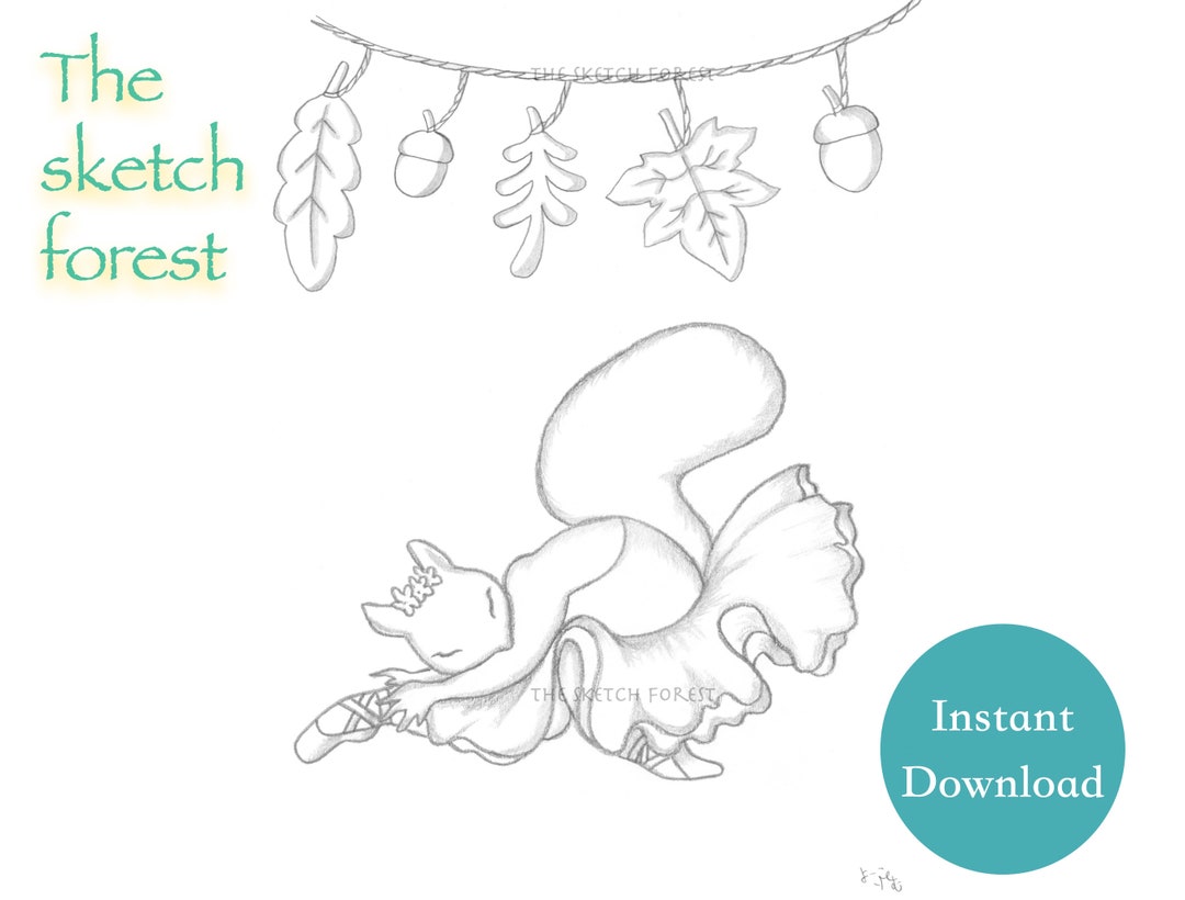 Cute Printable Animal Coloring Page for Kids L Coloring Sheet - Etsy
