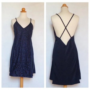 Black dress open back Backless mini dress CARLO PIGNATELLI