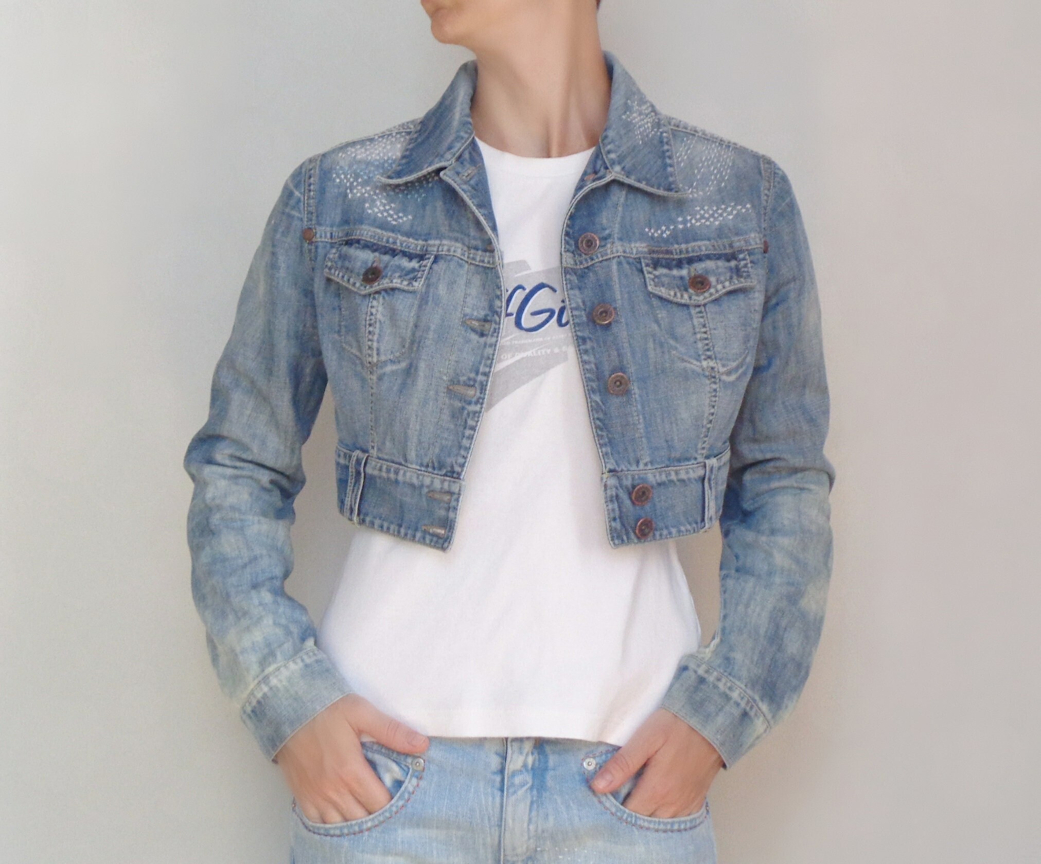 18ss White Super Bleach Denim Jacket www.thesciencebasement.org