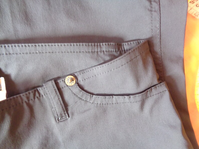 Plein Sud nylon pants Petite black pants Vintage XXS size 36