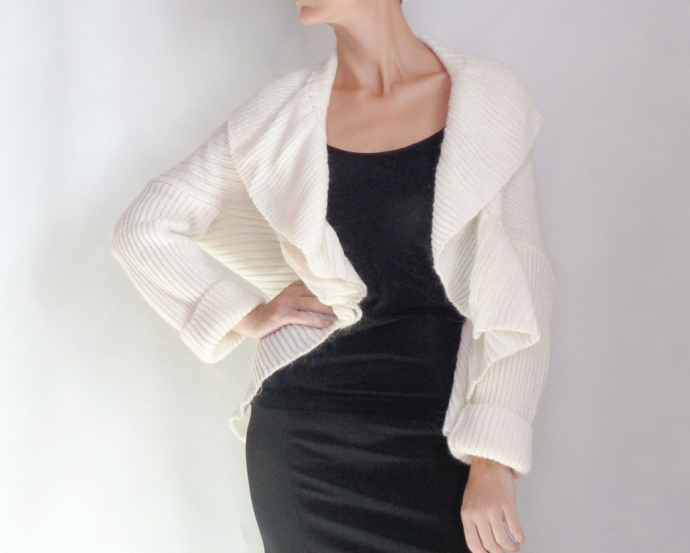 Ivory Mohair Sweater - Etsy