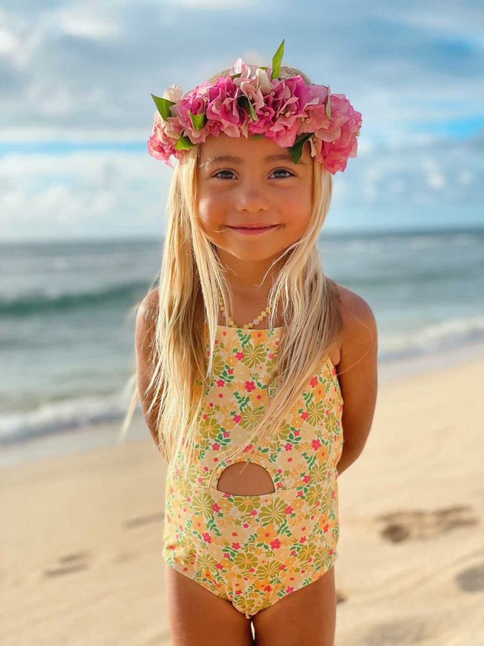 Floral One Piece Etsy